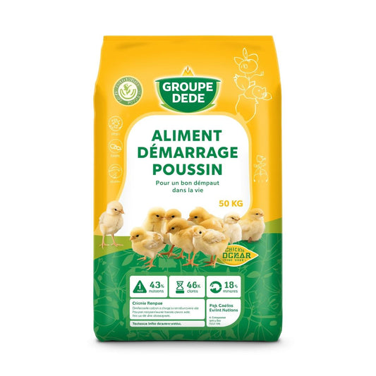 Aliment Démarrage Poussin - 50 KG